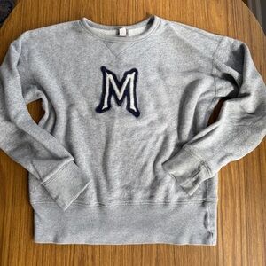 Vintage Ebbets Field Flannels Sweatshirt Men’s S Letterman M